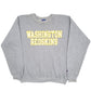 Mens Grey Champion NFL Washington Redskins Commanders Crewneck Jumper