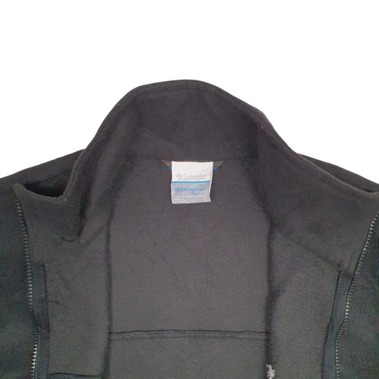 Mens Black Columbia  Full Zip Jumper