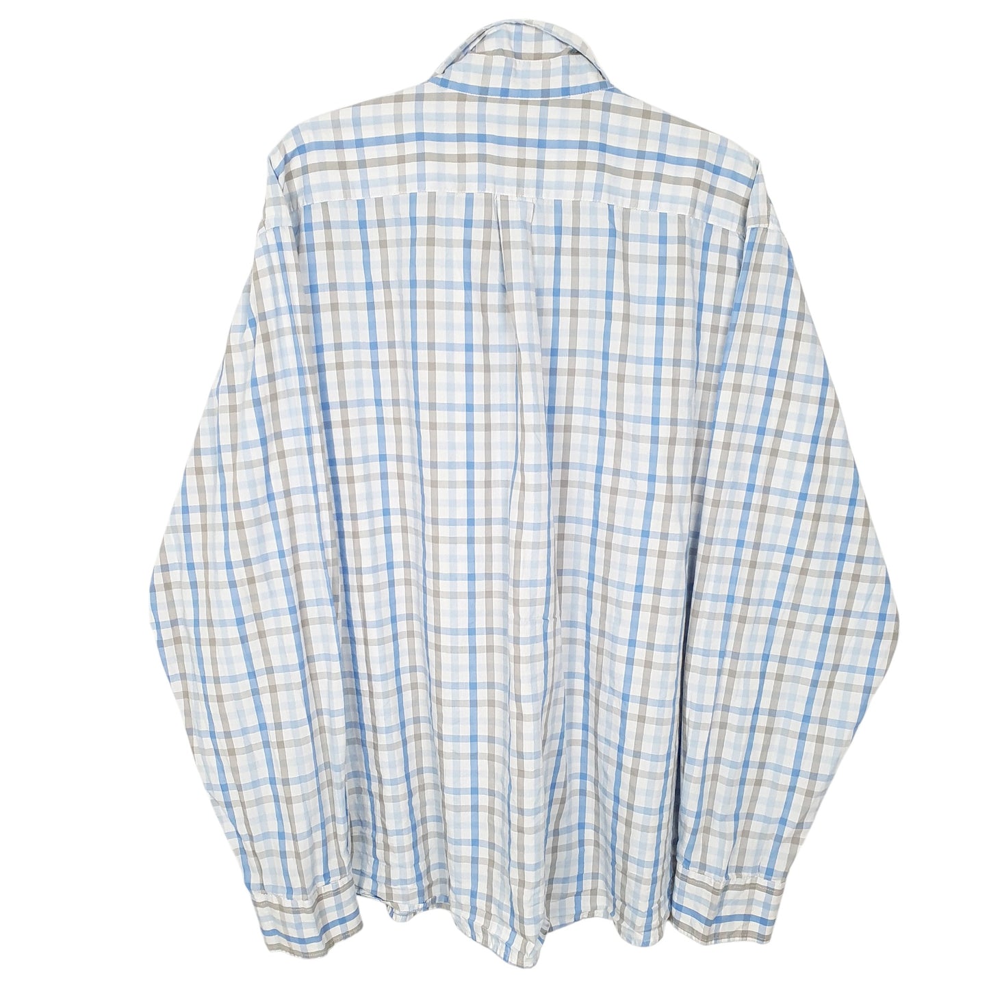 Mens White Dockers  Long Sleeve Shirt