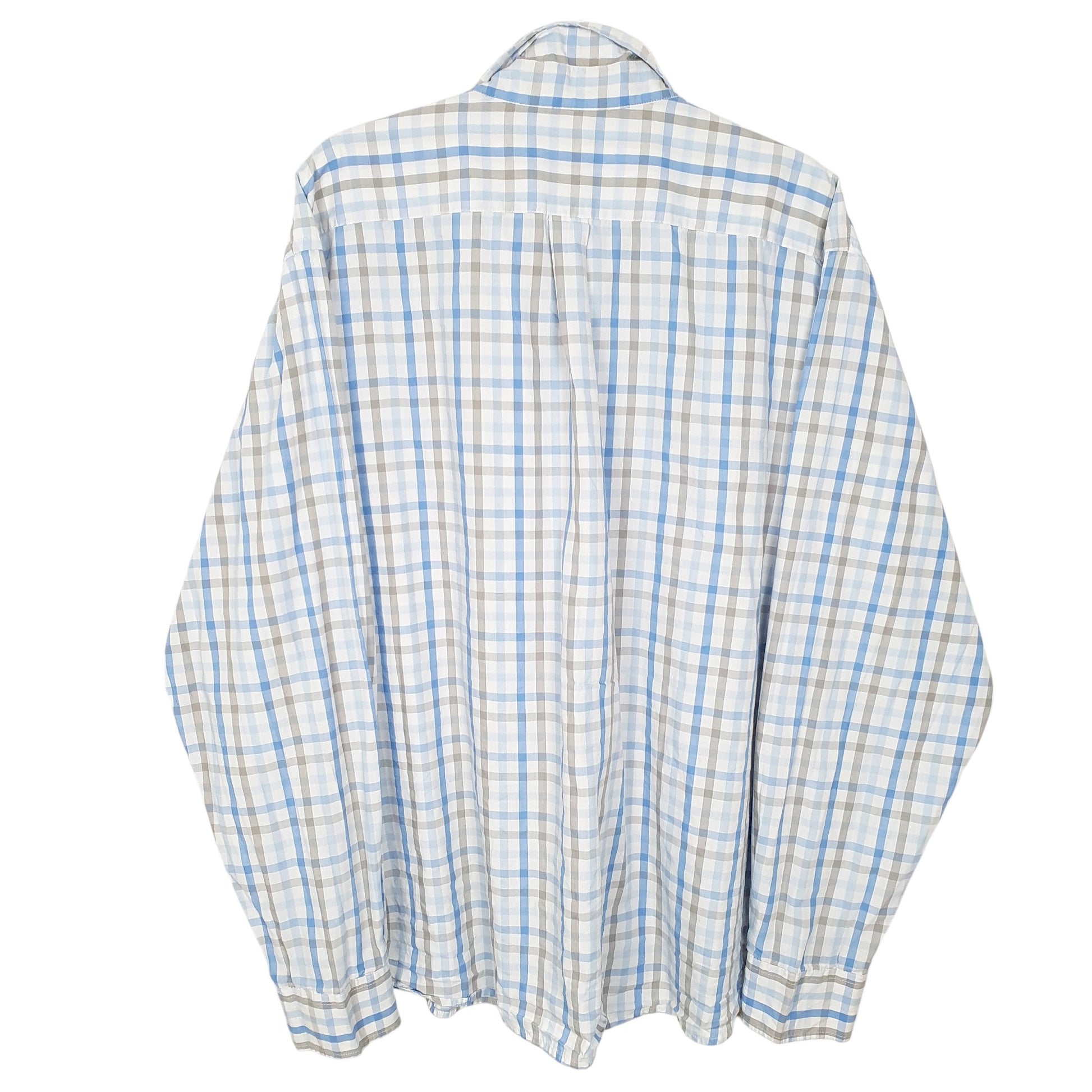 Mens White Dockers  Long Sleeve Shirt