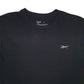 Mens Black Reebok  Short Sleeve T Shirt