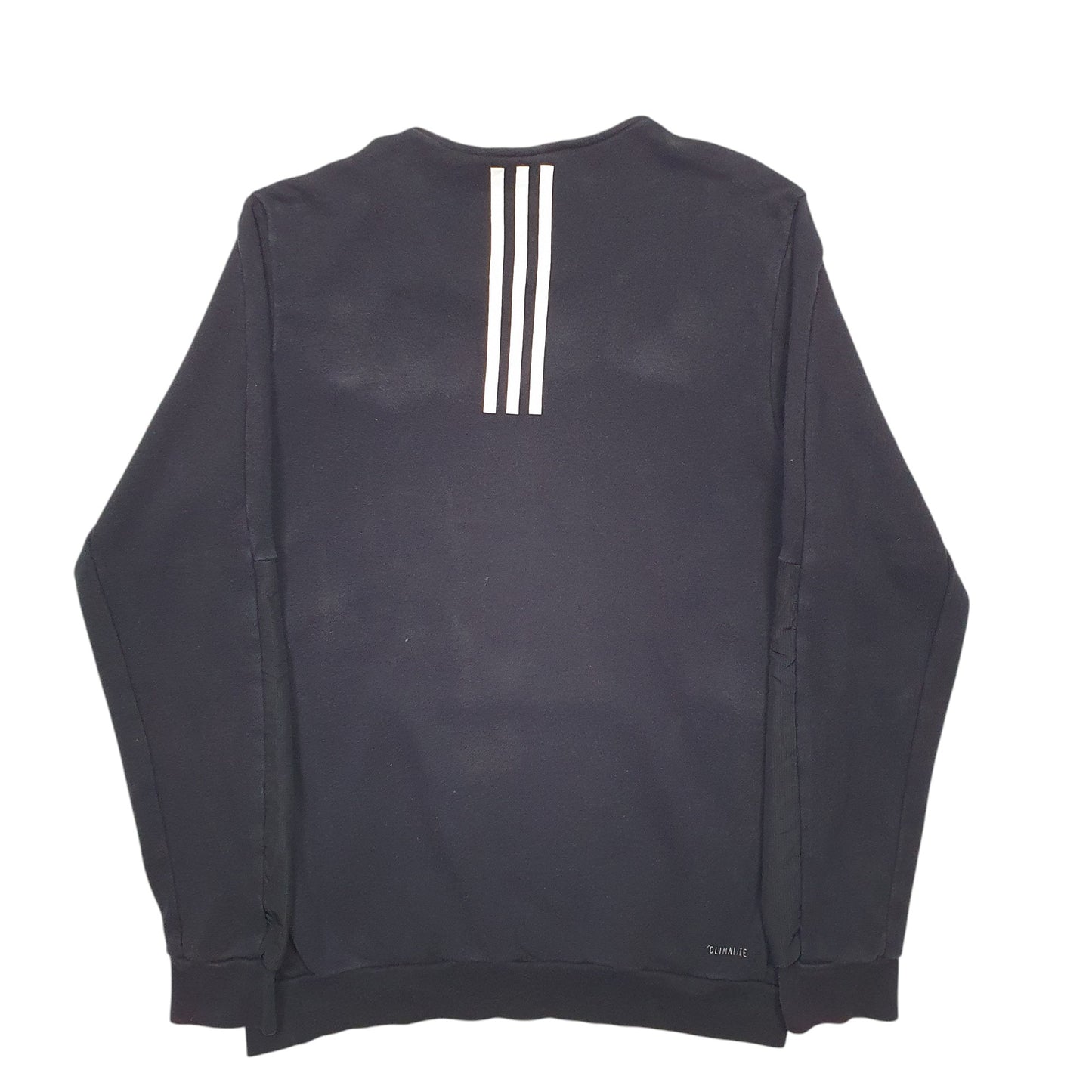 Mens Black Adidas Climalite Crewneck Jumper