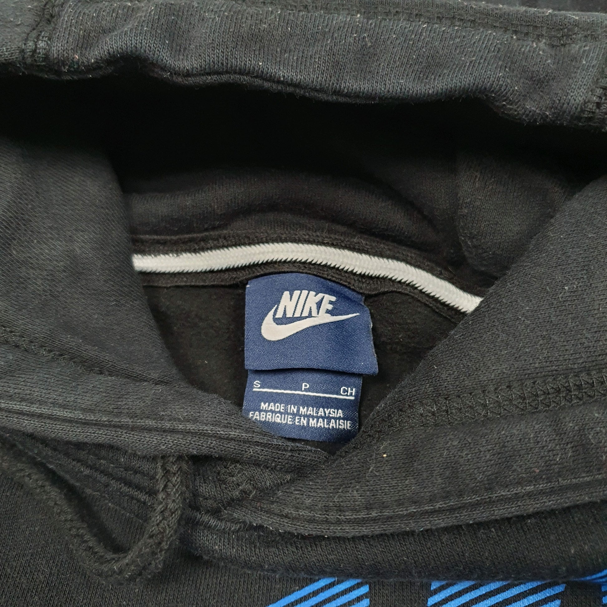 Mens Black Nike Spellout Hoodie Jumper