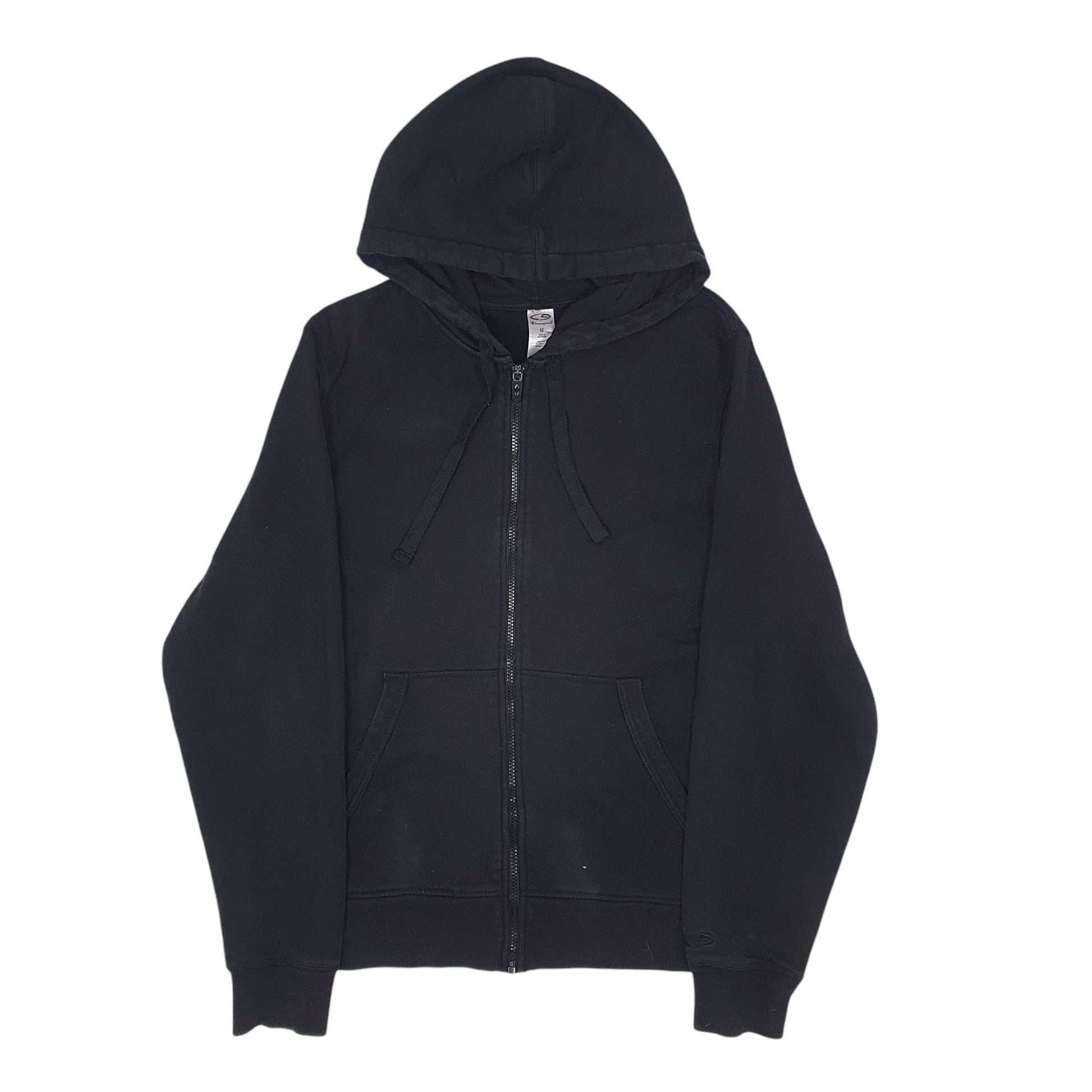 Mens Black Champion  Full Zip Jumper