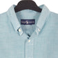 Mens Turquoise Ralph Lauren Oxford Long Sleeve Shirt