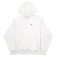 Mens White Champion Reverse Weave Hoodie Jumper