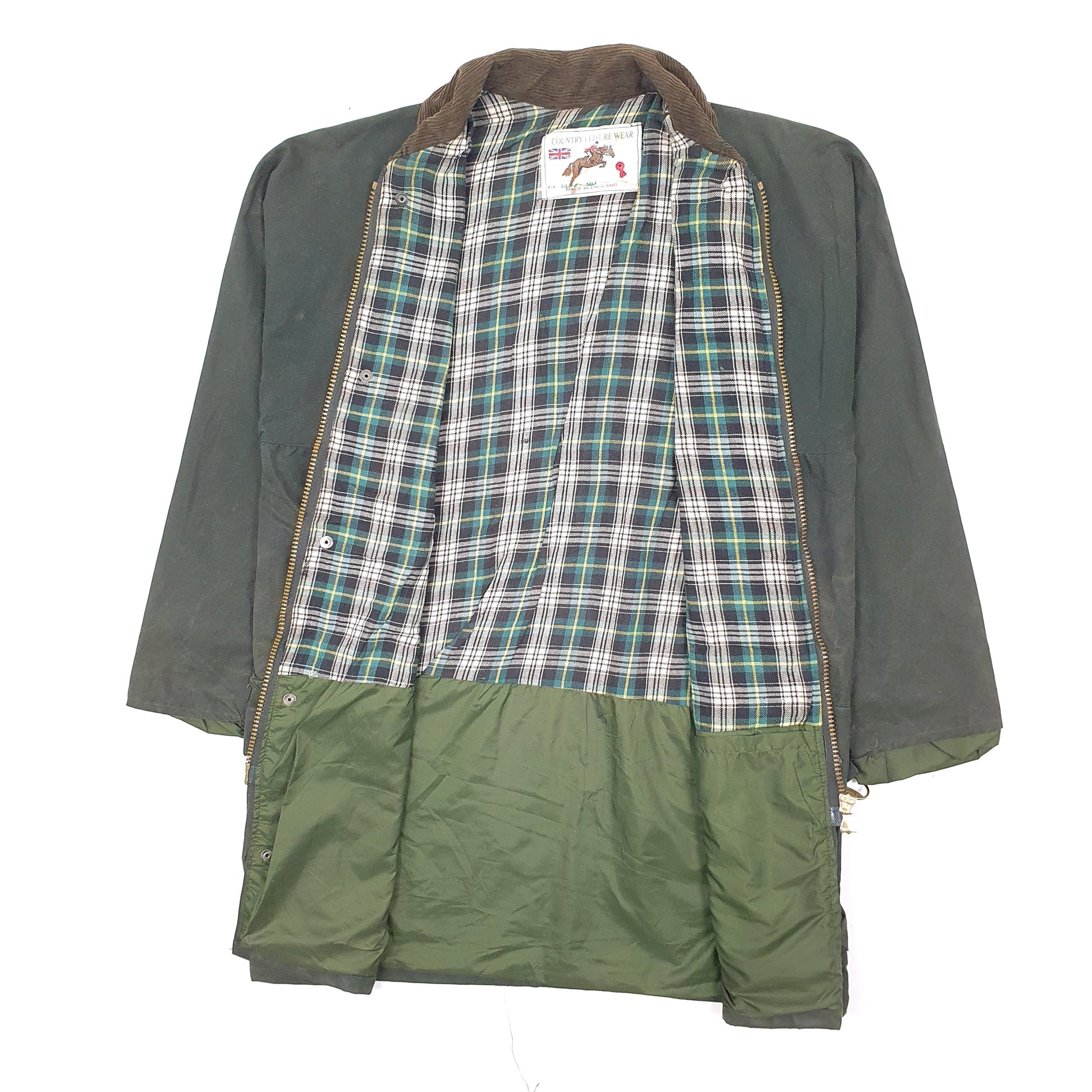 Mens Green Country Leisure Wear   Coat