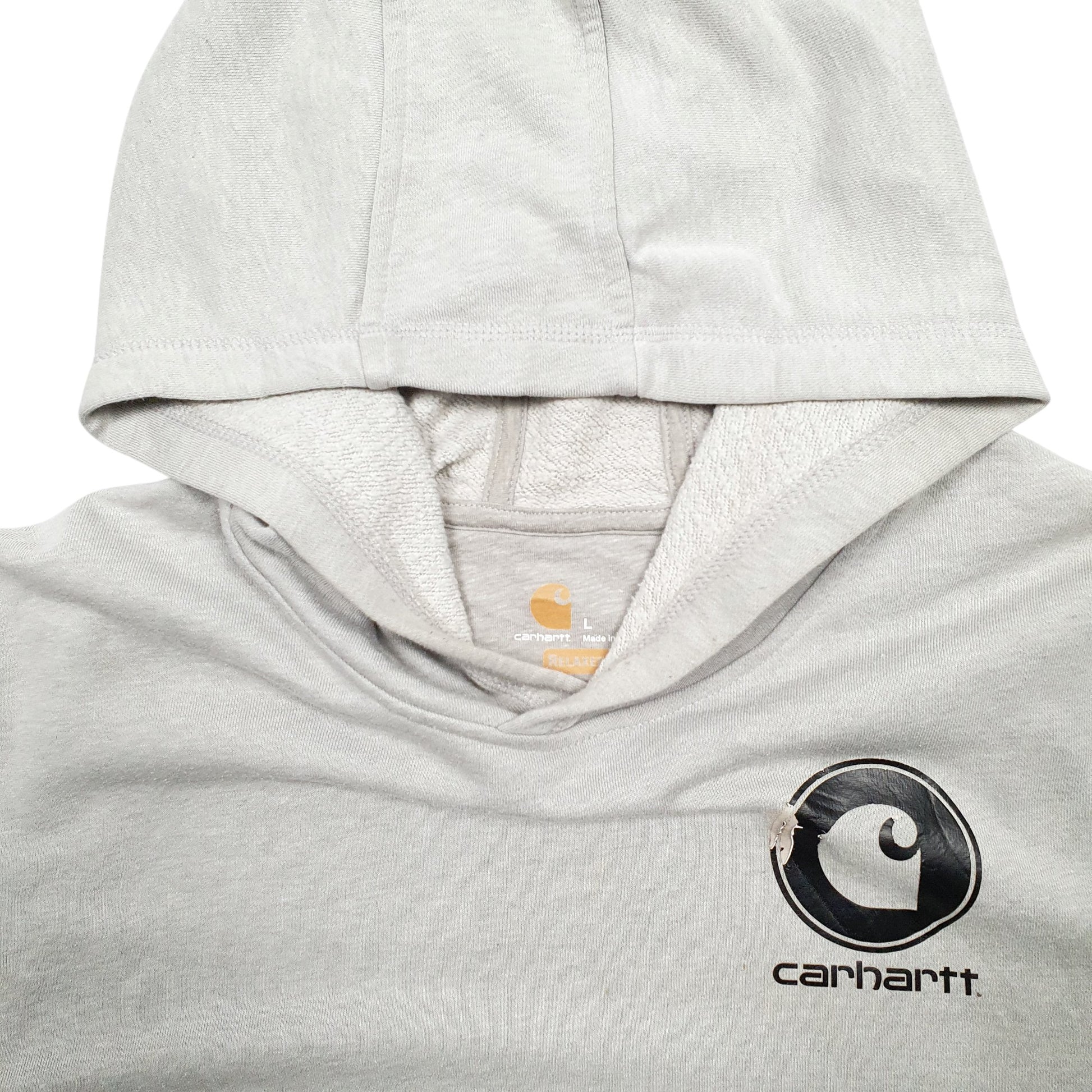 Mens Grey Carhartt  Hoodie Jumper