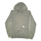 Mens Khaki Carhartt Workwear Spellout Hoodie Jumper
