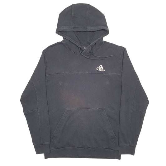 Mens Black Adidas  Hoodie Jumper