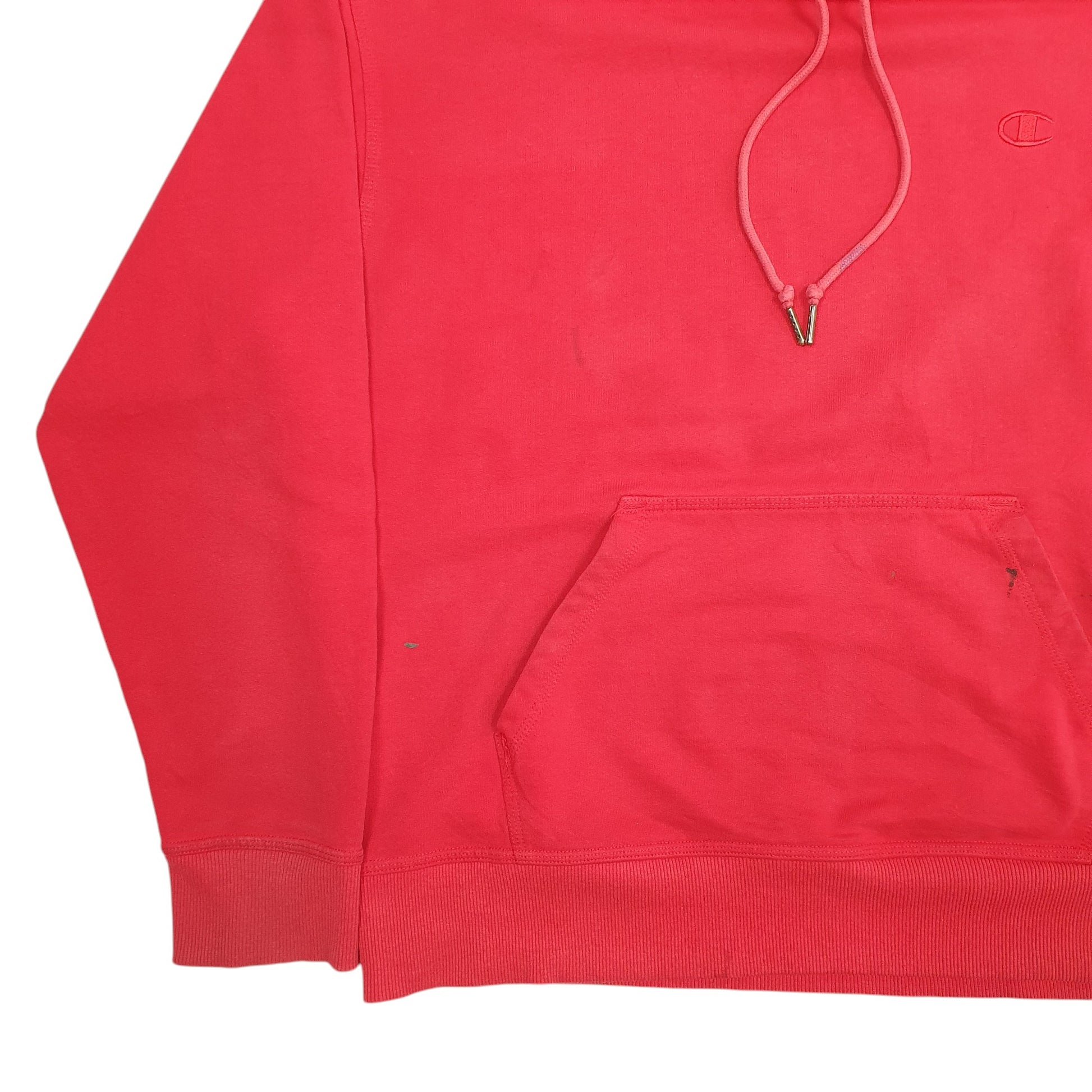Mens Red Champion  Hoodie Jumper