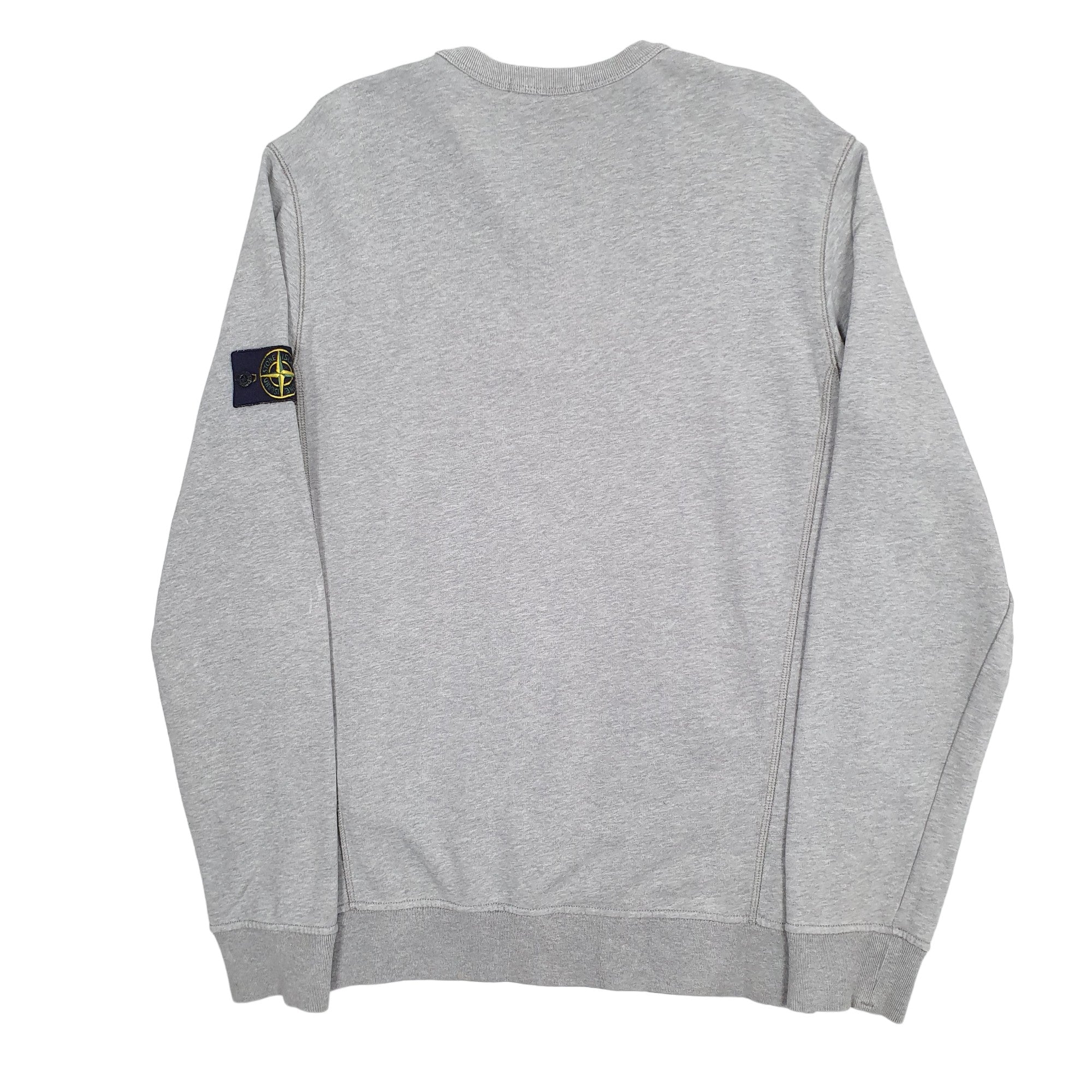 Mens Stone Island Grey Crewneck Jumper L Bundl Clothing