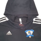 Mens Black Adidas Real Jersey Football Hoodie Jumper