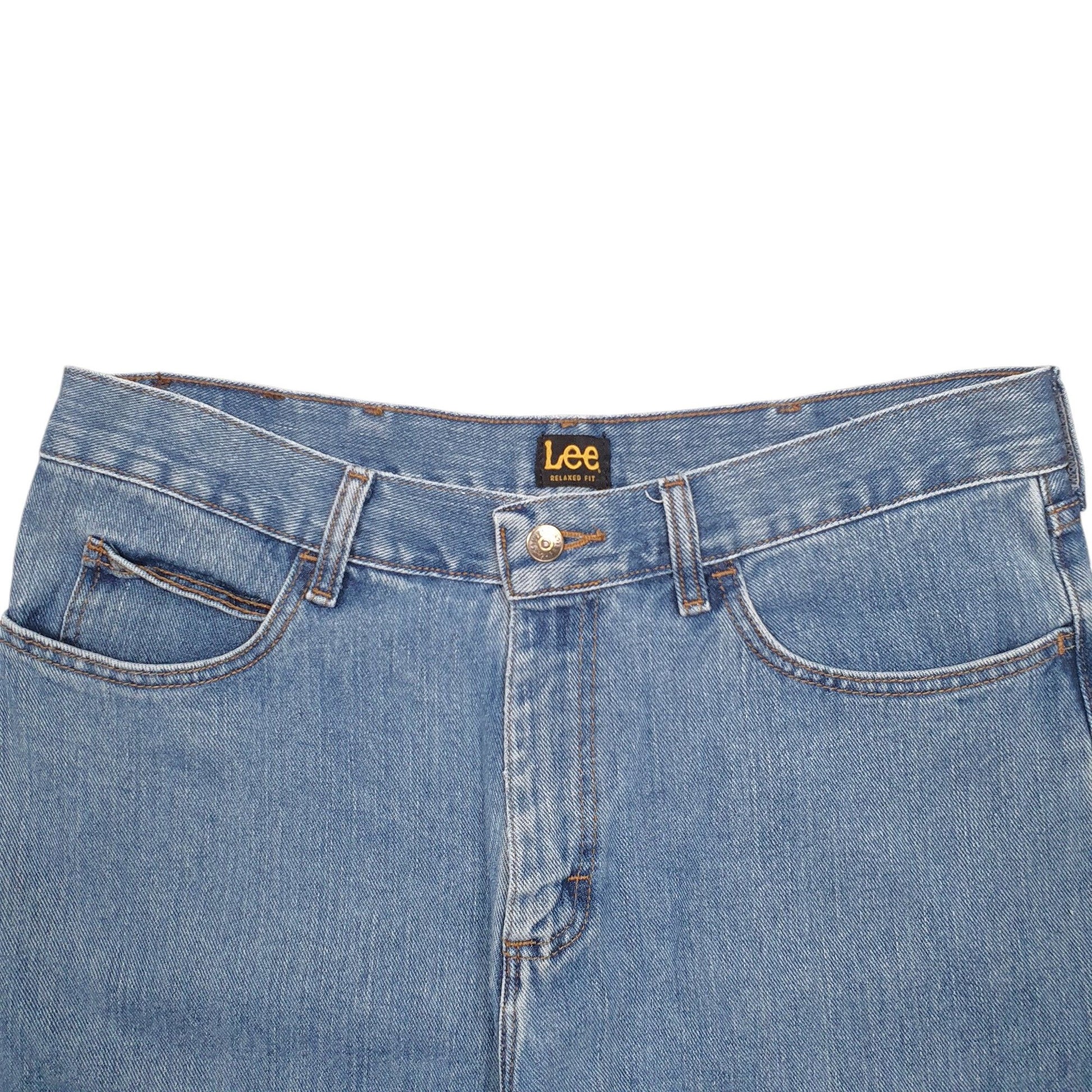 Mens Blue Lee  Relaxed JeansW34 L32