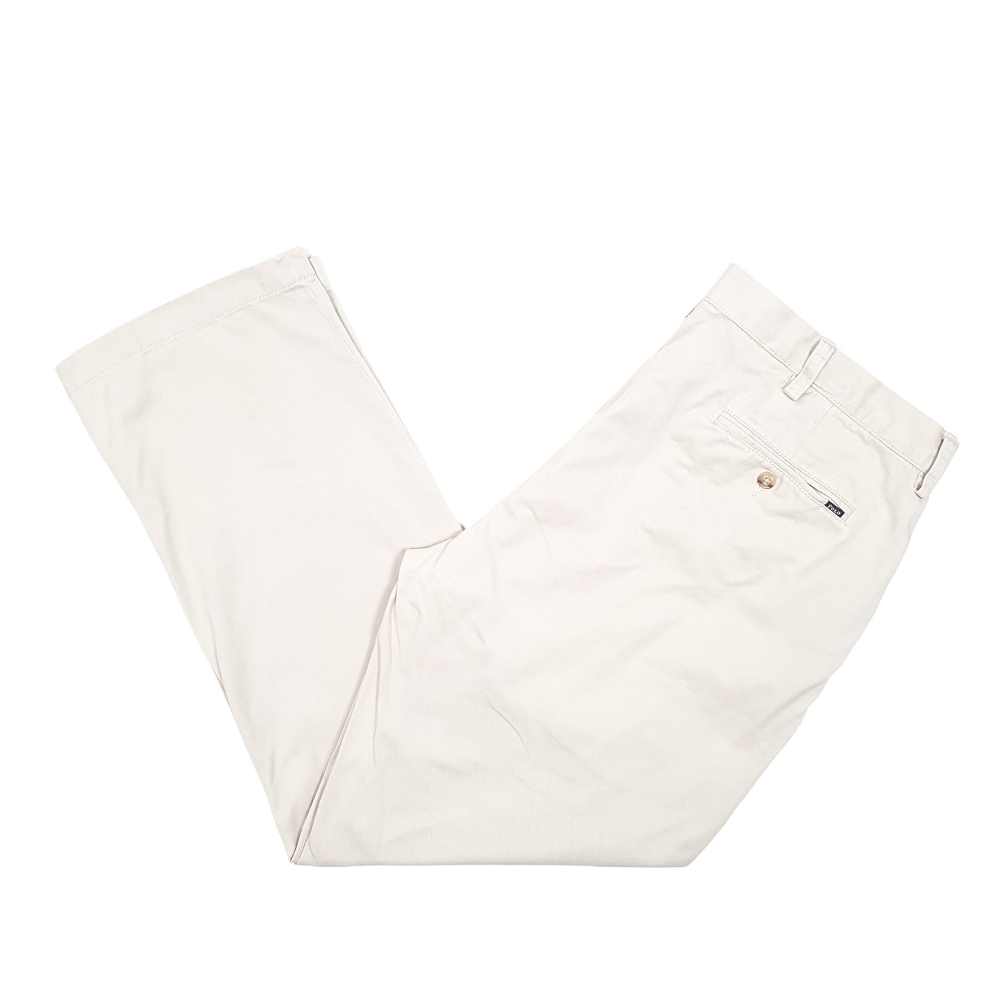 Mens Beige Polo Ralph Lauren Classic Chino Trousers