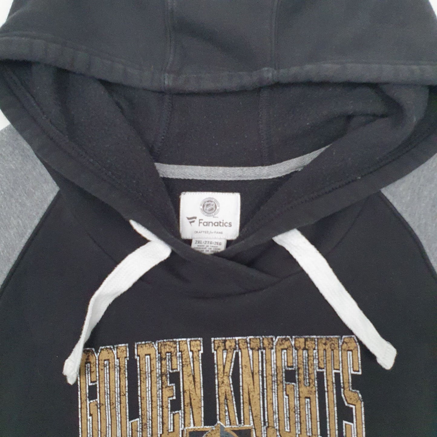 Womens Black NHL Las Vegas Golden Knights Hoodie Jumper