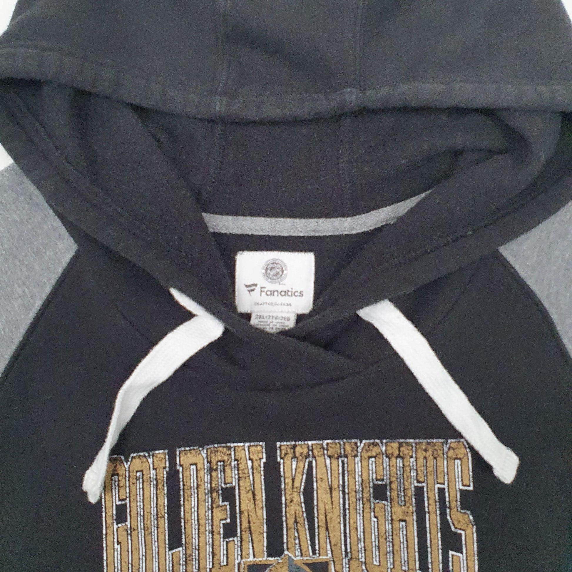 Womens Black NHL Las Vegas Golden Knights Hoodie Jumper