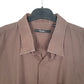 Mens Brown Ripley  Long Sleeve Shirt