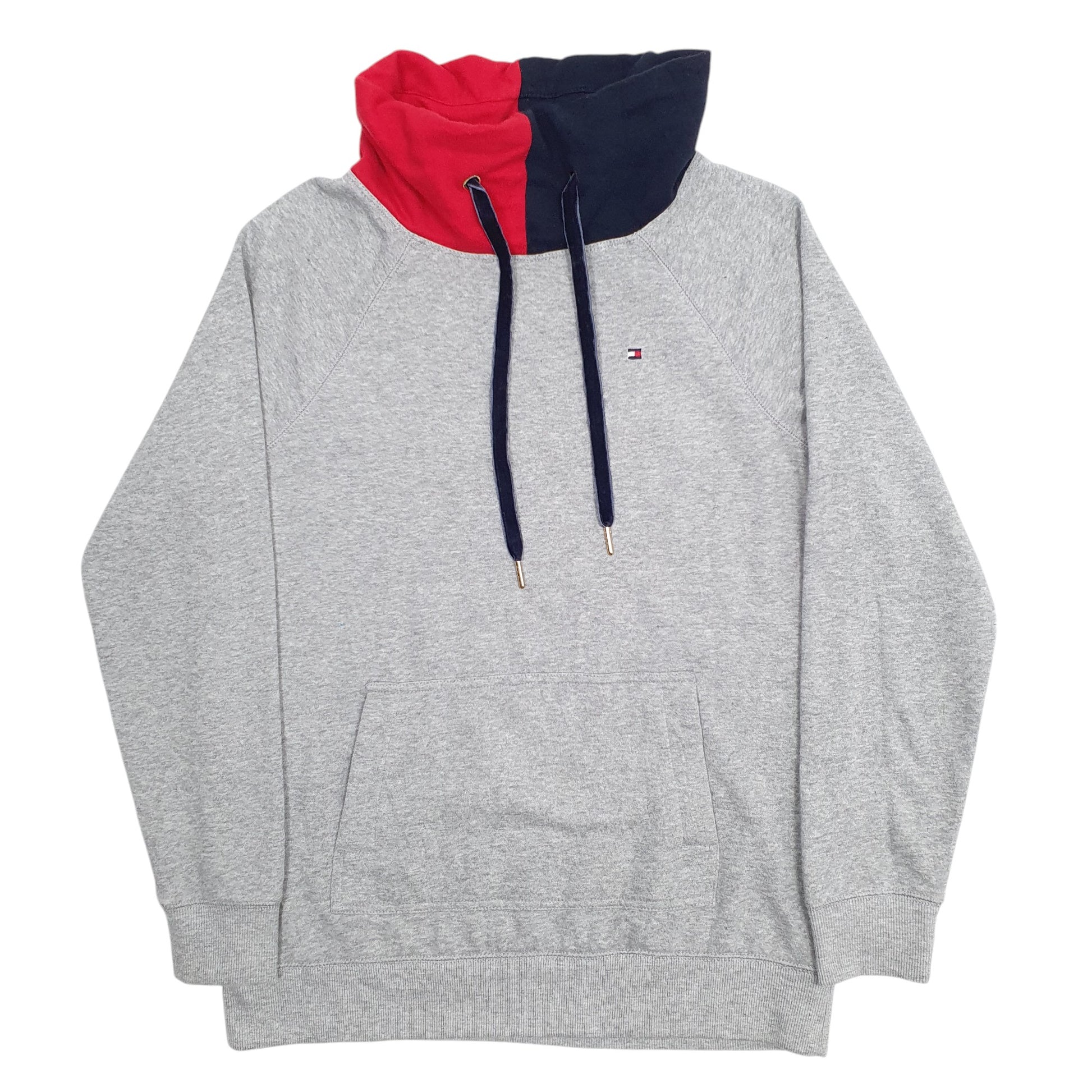 Mens Grey Tommy Hilfiger Turtleneck Crewneck Jumper