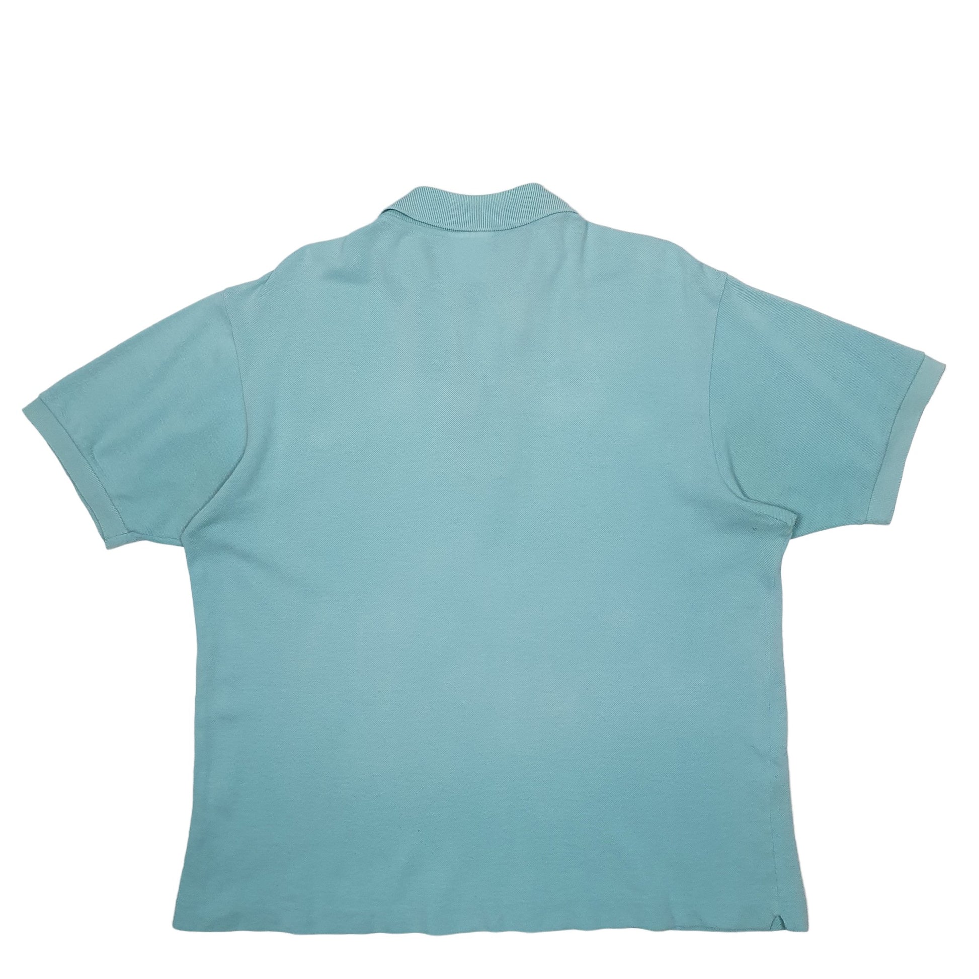 Mens Blue Lacoste  Short Sleeve Polo Shirt