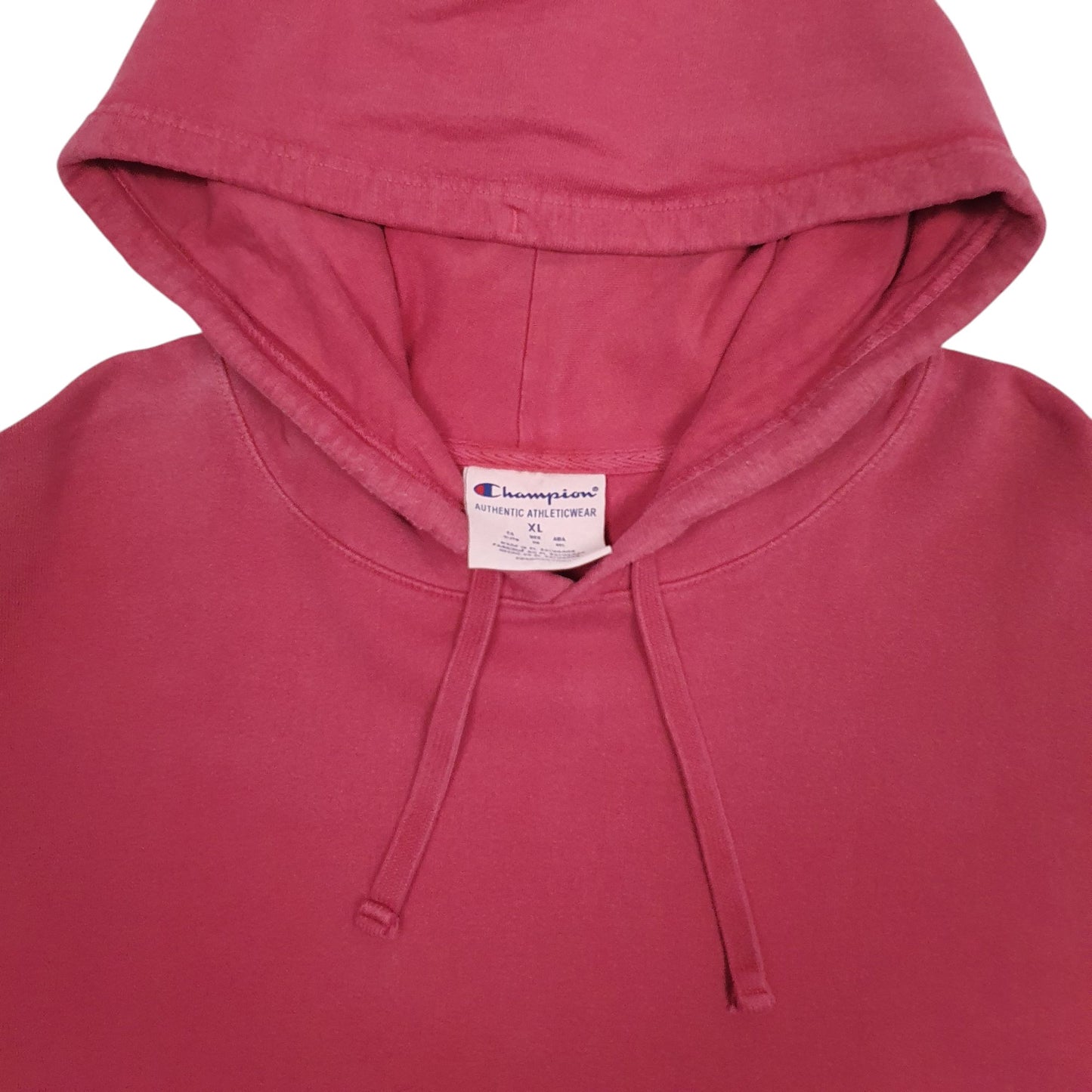Mens Pink Champion  Hoodie Jumper