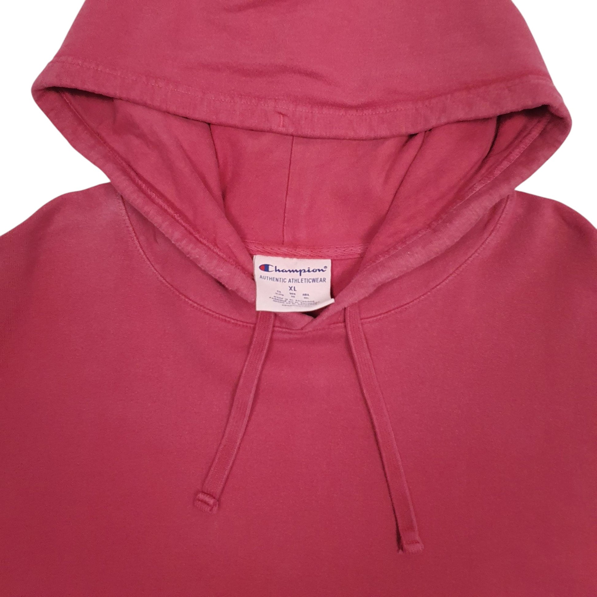 Mens Pink Champion  Hoodie Jumper
