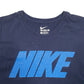 Mens Navy Nike Spellout Short Sleeve T Shirt