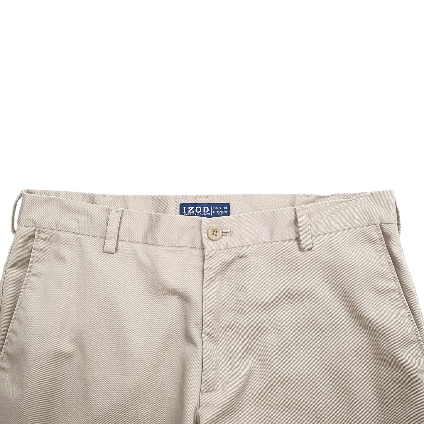 Mens Beige Izod  Chino Trousers