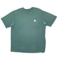 Mens Green Carhartt  Short Sleeve T Shirt