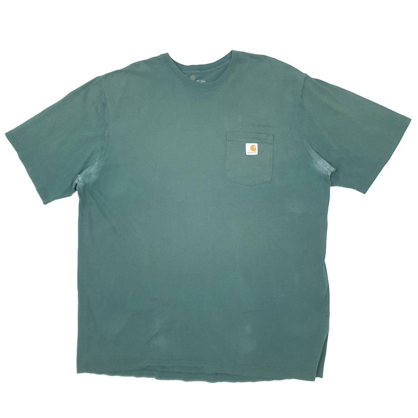 Mens Green Carhartt  Short Sleeve T Shirt