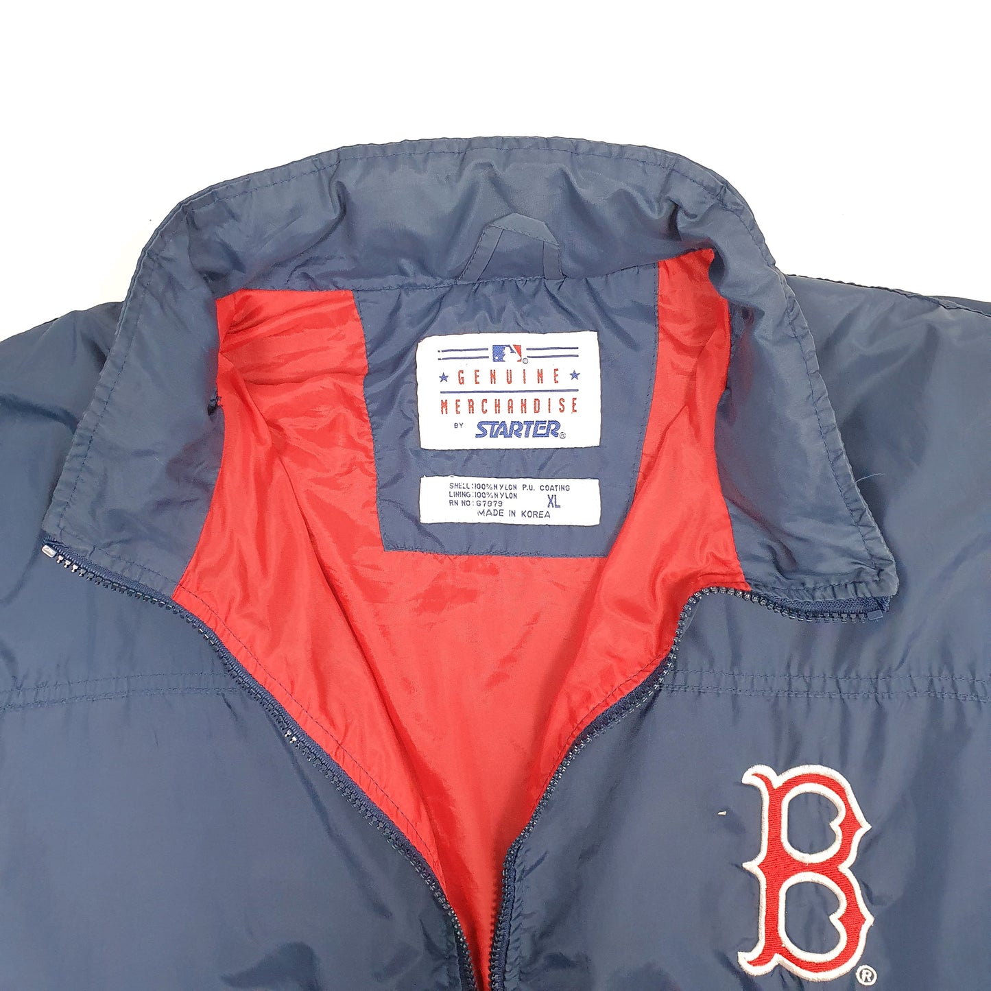 Mens Navy Starter Vintage 1990s Boston Red Sox MLB  Coat