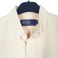 Mens Yellow Polo Ralph Lauren Oxford Long Sleeve Shirt