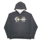 Mens Black Champion Spellout Hoodie Jumper