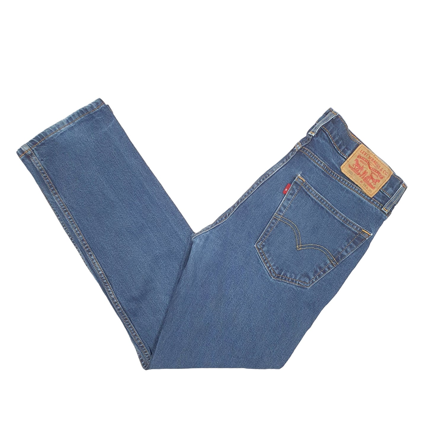 Mens Blue Levis Stretch 505 JeansW32 L30
