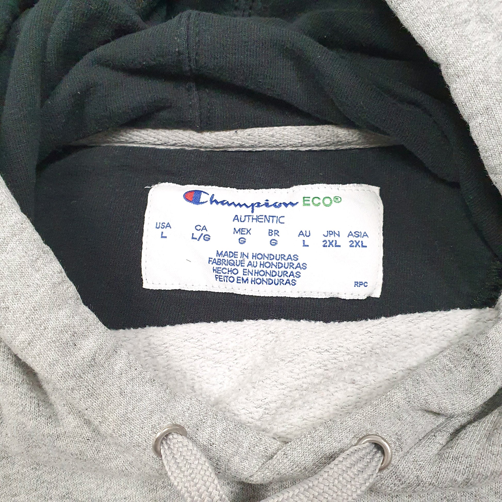 Mens Grey Champion  Hoodie Jumper