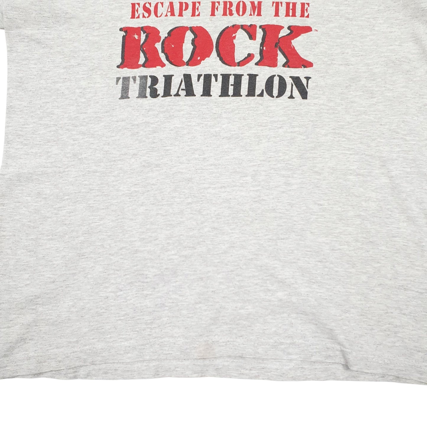 Mens Grey Fruit Of The Loom Vintage 90s Short Sleeve T Shirt