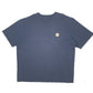 Mens Navy Carhartt  Short Sleeve T Shirt