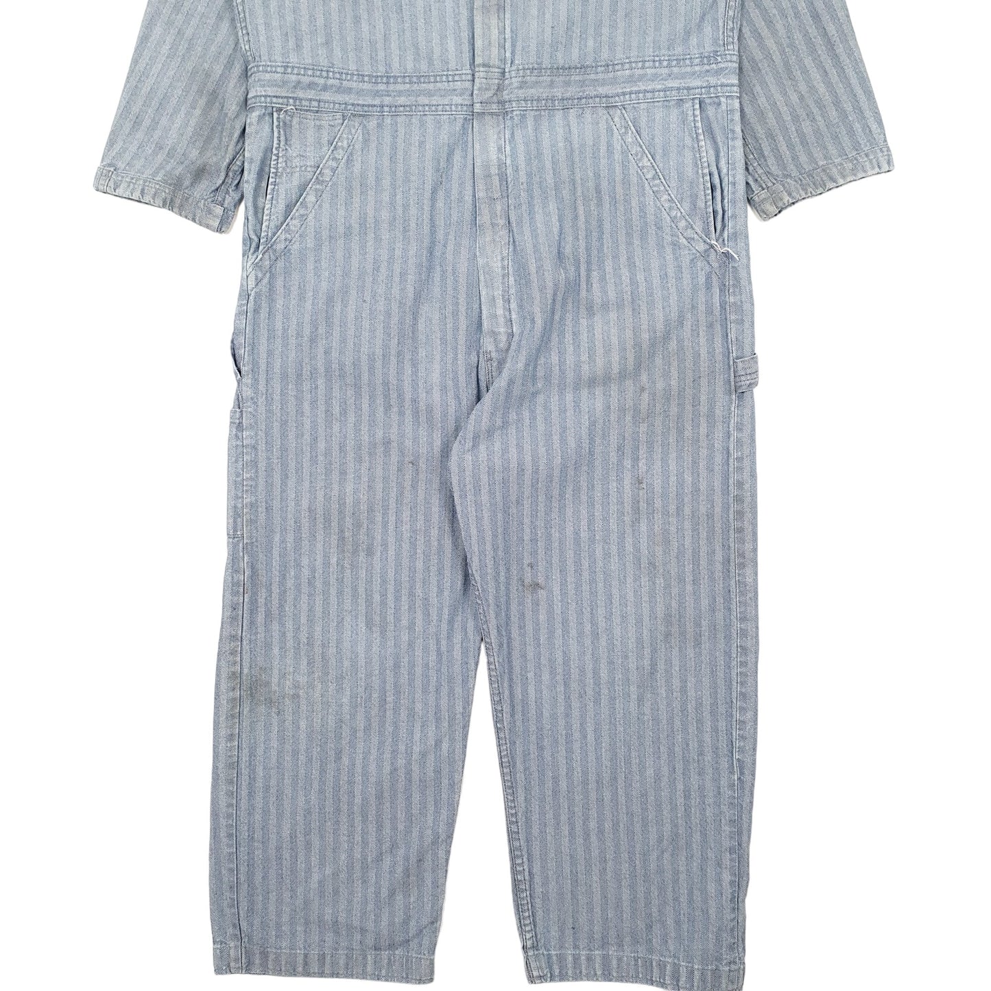 Mens Blue Dickies Vintage 1990s Herringbone Overalls Coveralls  Coat