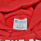 Mens Red Champion St Cloud State USA Spellout Hoodie Jumper