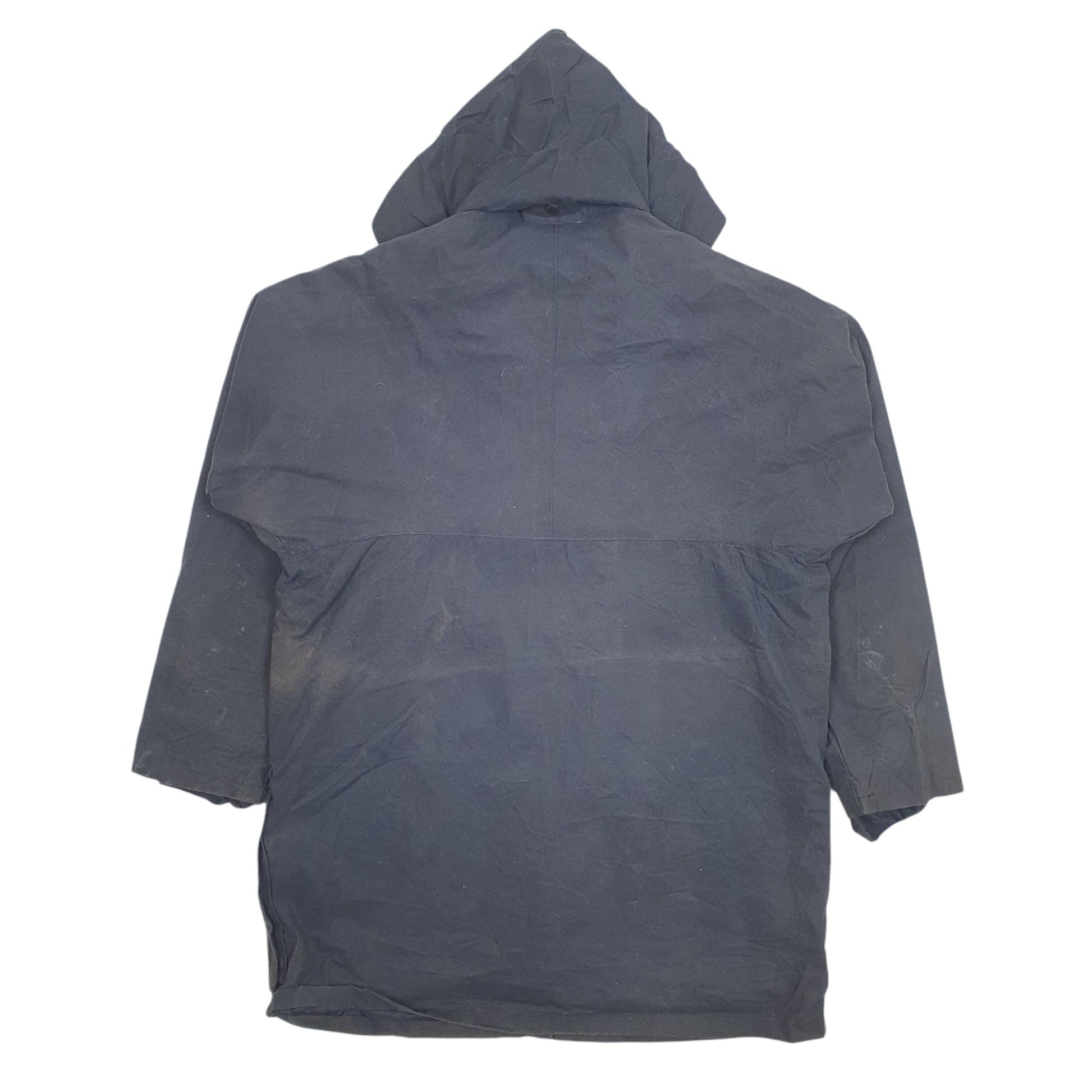 Mens Navy Open Track   Coat