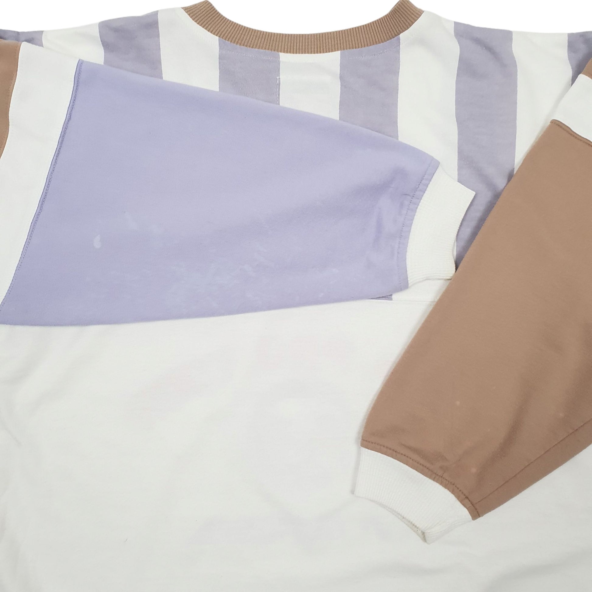 Mens White Greenline International Lightweight Vintage 90s Crewneck Jumper