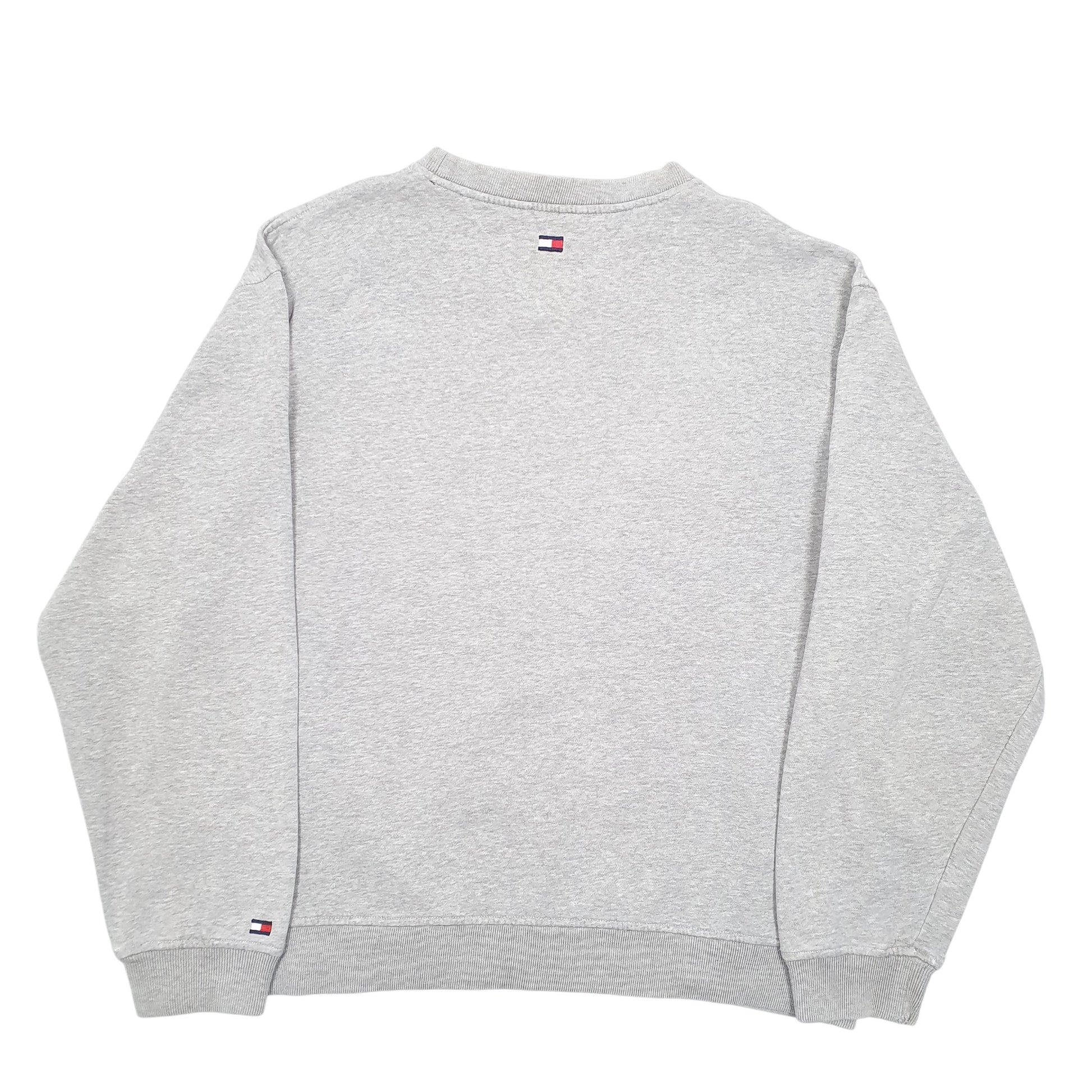 Mens Grey Tommy Hilfiger Golf Crewneck Jumper