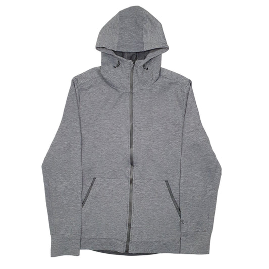 Mens Grey Champion Hoodie C9 Full Zip Jumper