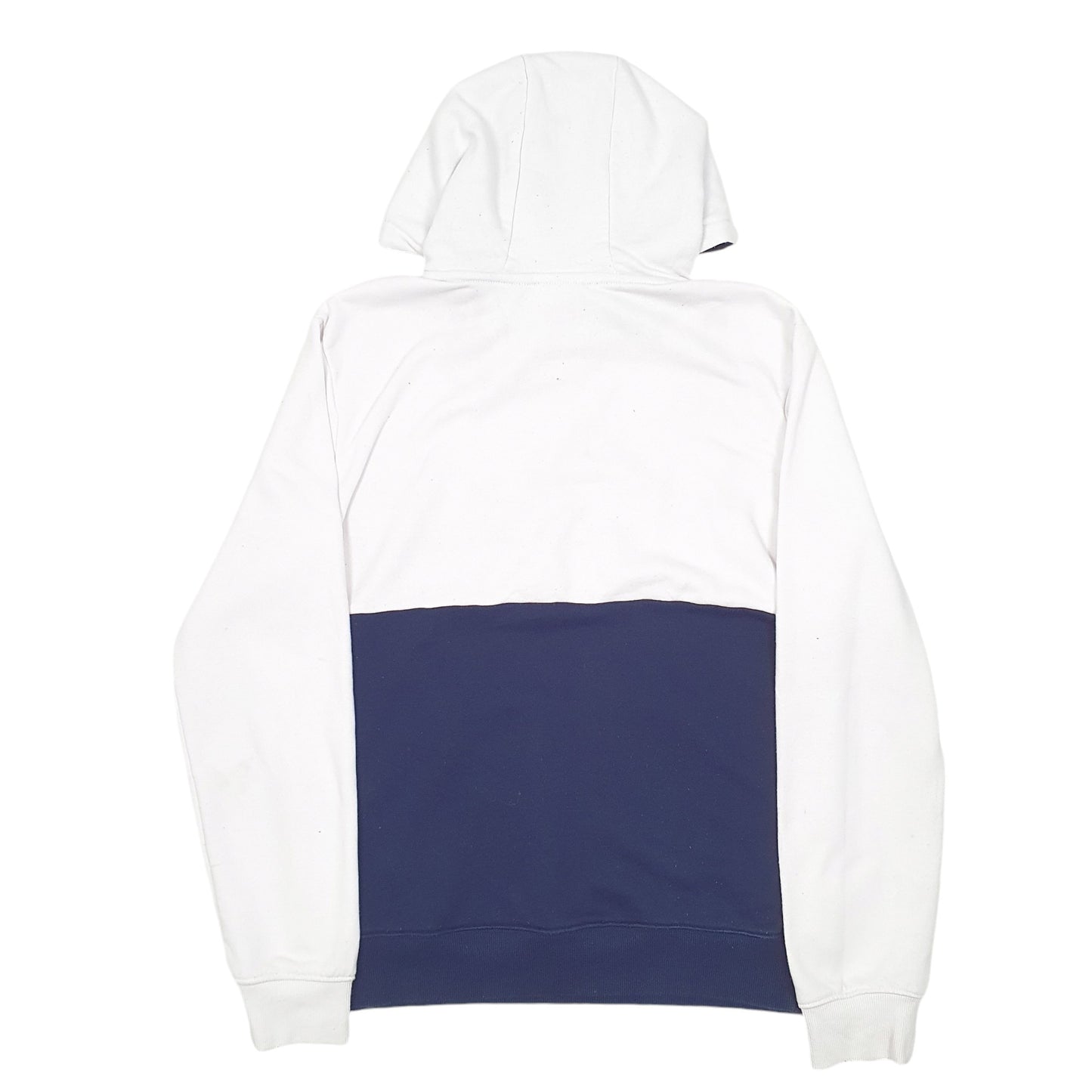 Mens White Fila Spellout Hoodie Jumper