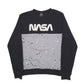 Mens Black Southpole NASA Crewneck Jumper