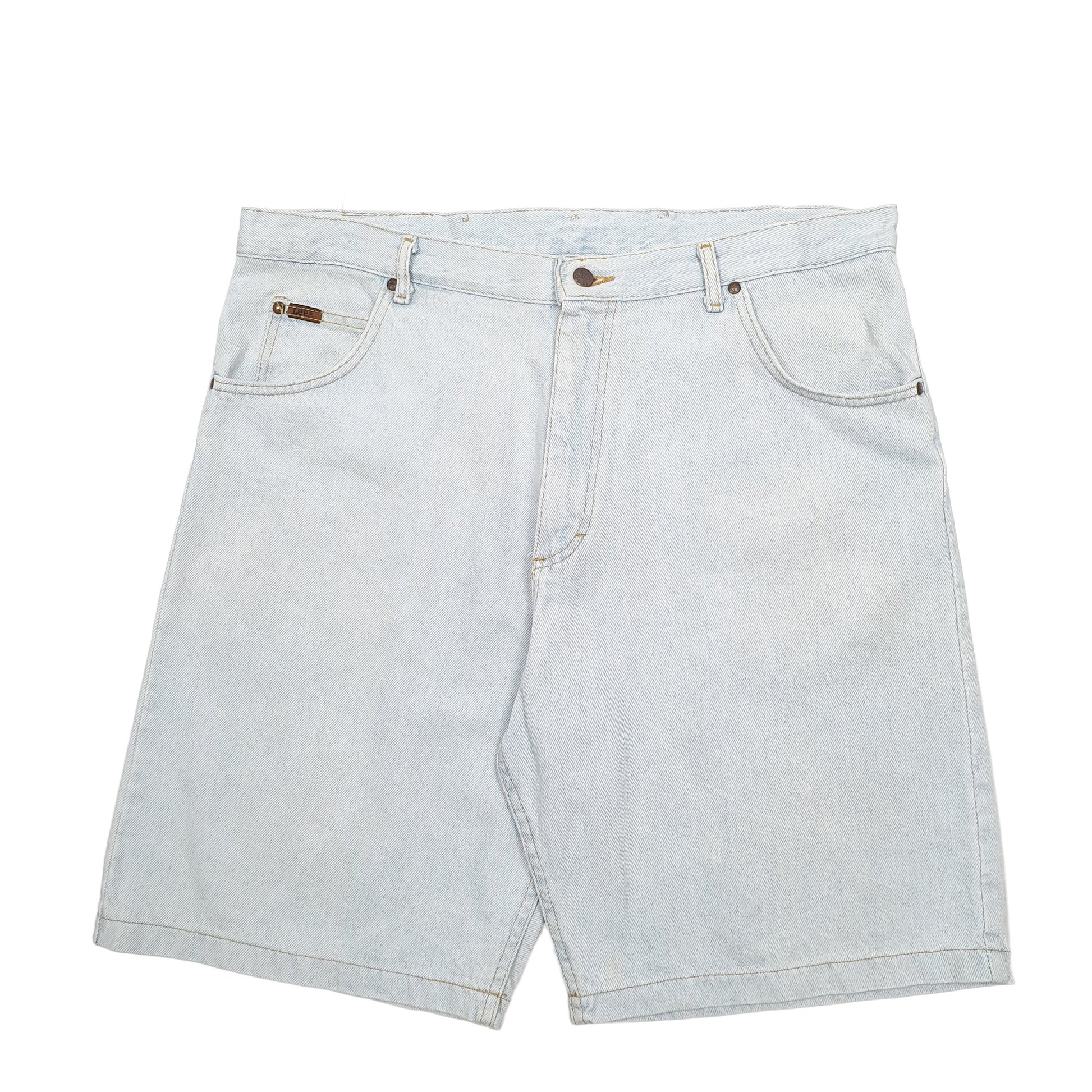 Mens Blue Lee  Denim Shorts