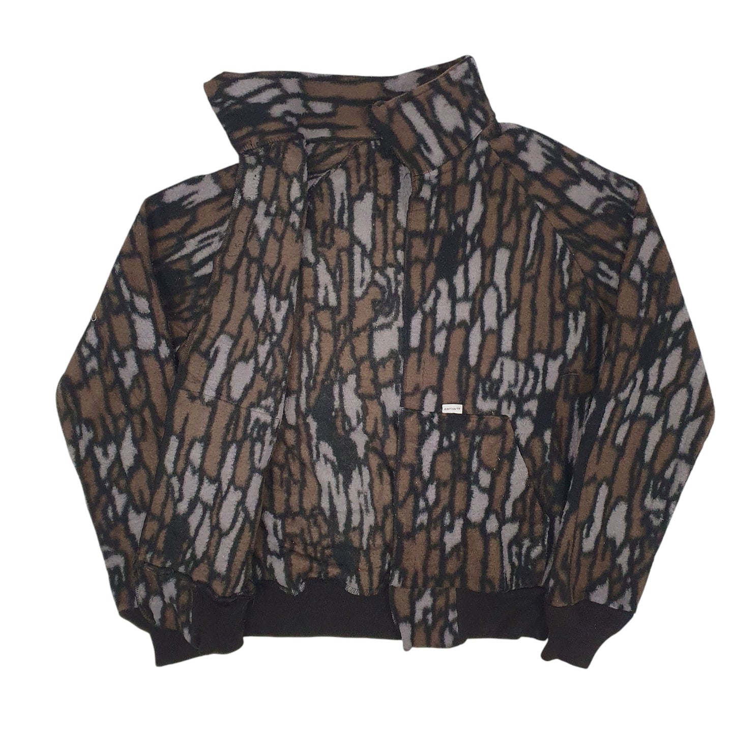 Mens Brown Carhartt  Full Zip Jumper