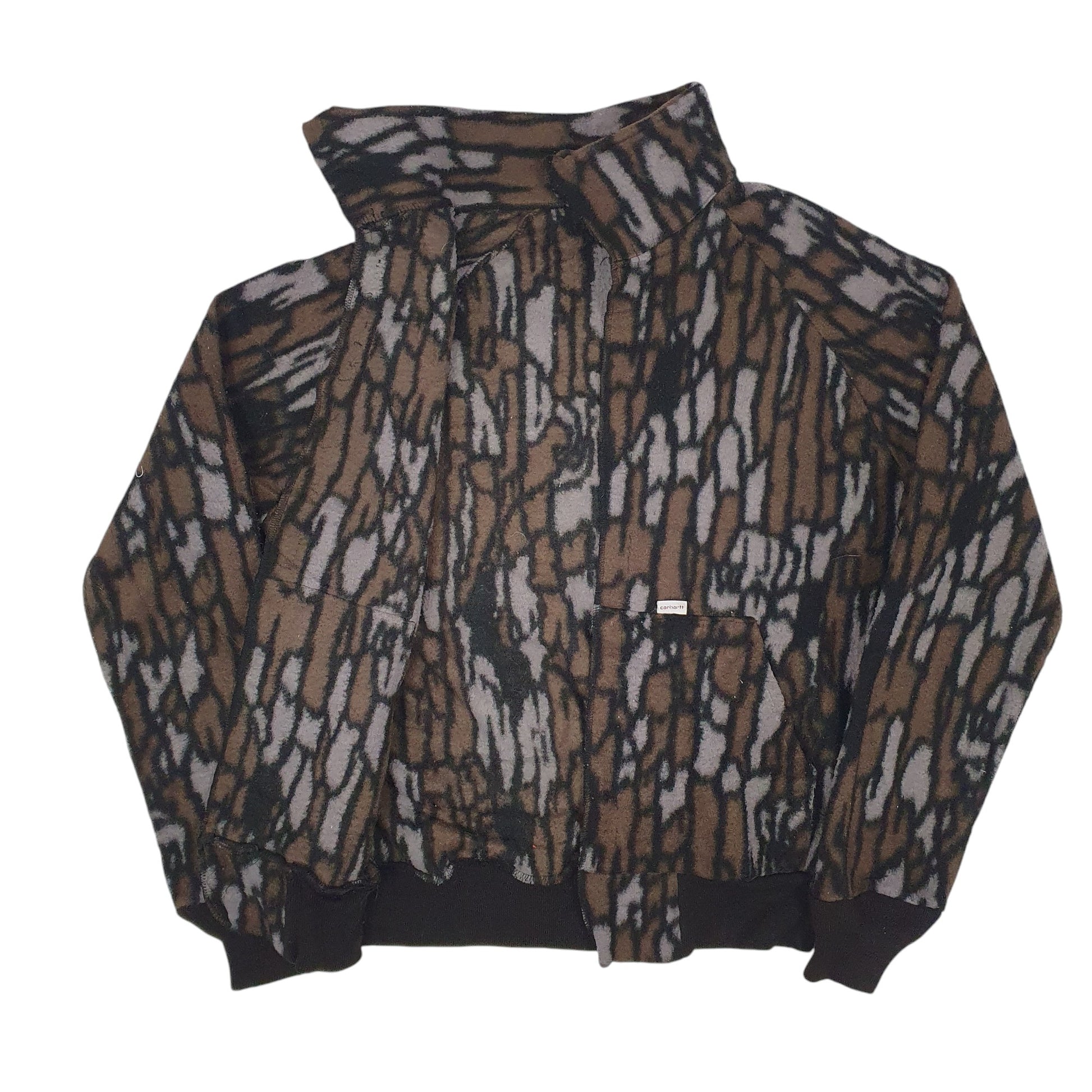 Mens Brown Carhartt  Full Zip Jumper