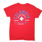 Mens Red Columbia Sportswear  Short Sleeve T Shirt