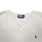 Mens Beige Polo Ralph Lauren Knit V Neck Jumper
